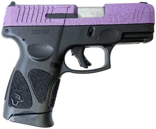 Taurus G3C "Purple Sparkle" T.O.R.O. Handgun 9mm Luger 12 Rd Magazines 3.2" Barrel Black Frame Purple Slide Optic Ready