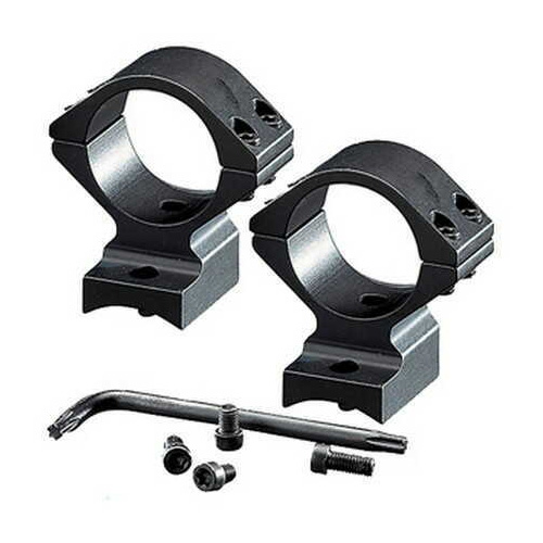 Browning Two-Piece Base/Rings For A-Bolt, Intermediate Height Integral Mounting System, Matte Black Md: 12393