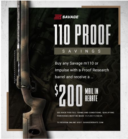 Savage – 110 Proof Savings