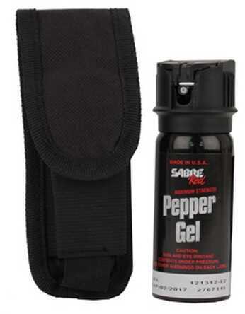 Sabre Pepper Spray Flip Top 1.8oz Red & UV Dye Black MK-3-GEL-H-US