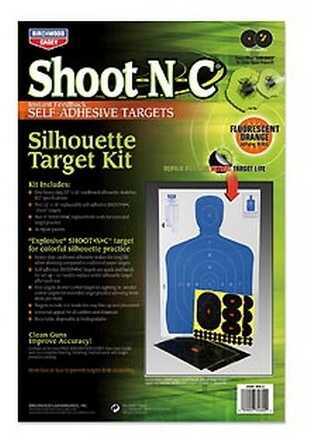 Birchwood Casey Shoot-N-C Targets: Silhouette SOK-2 12" x 18" B27 Kit (2 Pack) 34602