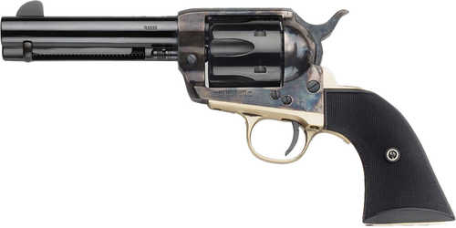 Pietta Gunfighter Revolver 9mm, 4.75 in barrel, 6 rd capacity, checkered black polymer finish