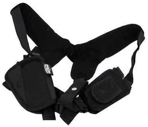 Uncle Mike's Horizontal Pro Pak Shoulder Holster Ambidextrous Black 2" Small Revolver 7736-0