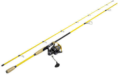Eagle Claw Fishing Tackle Powerlght Spinning Combo 86 Length 2-Piece Rod  Yellow Md: PLM86S26BC - 11125631