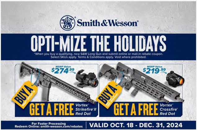 Smith & Wesson – Opti-Mize The Holidays Rebate