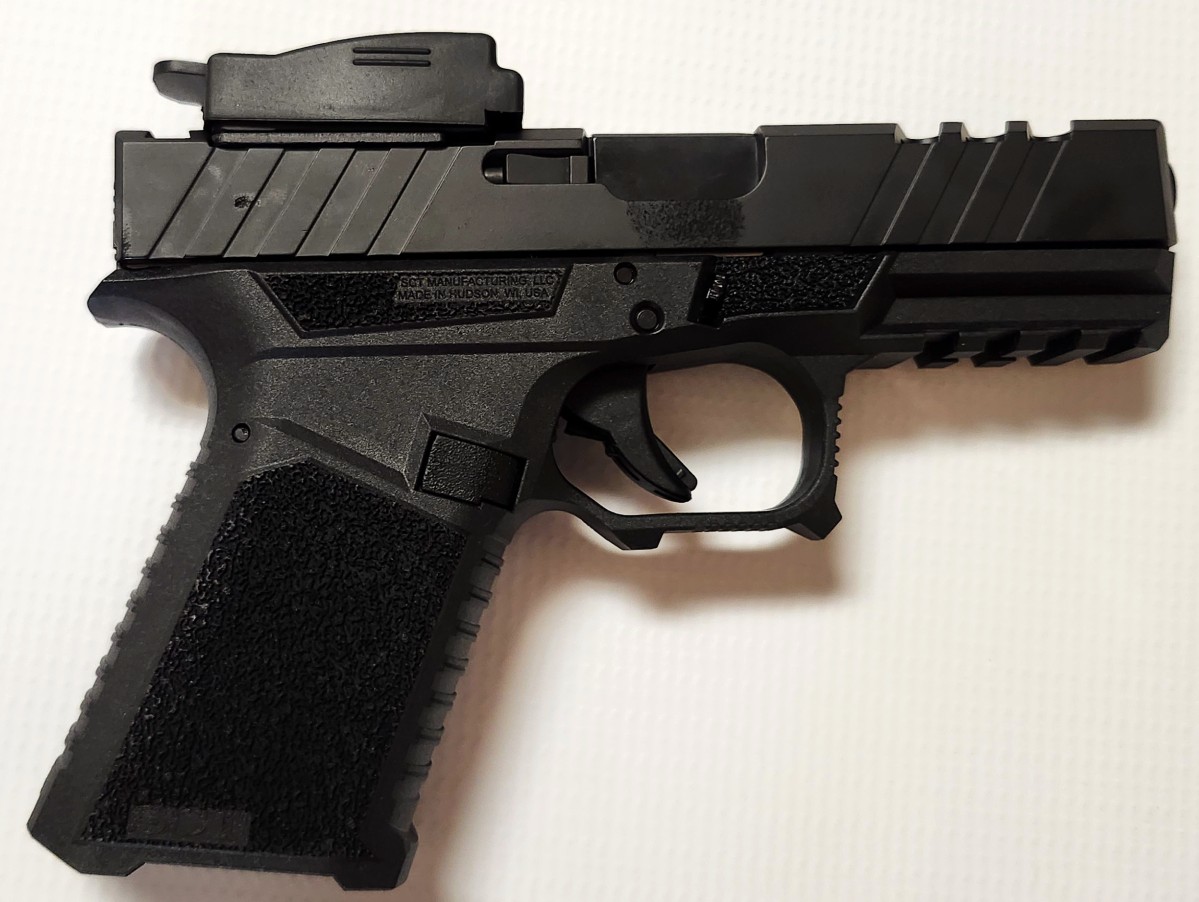 Sct Compact Gen3 19 Pistol 9mm With 17 Round Mags And NcStar VDFLIPGLOM2 FlipDot M2 Sight