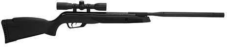 Gamo Wildcat Whisper 177 Pellet Black Finish Synthetic Stock Noise Dampening Technology 4x32 Scope Single Shot