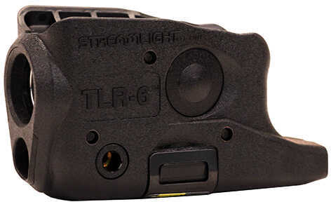 Streamlight TLR-6 Tac Light w/laser For Glock 26/27 White LED and Red Laser Includes 2 CR 1/3N Lithium Batteries Black F