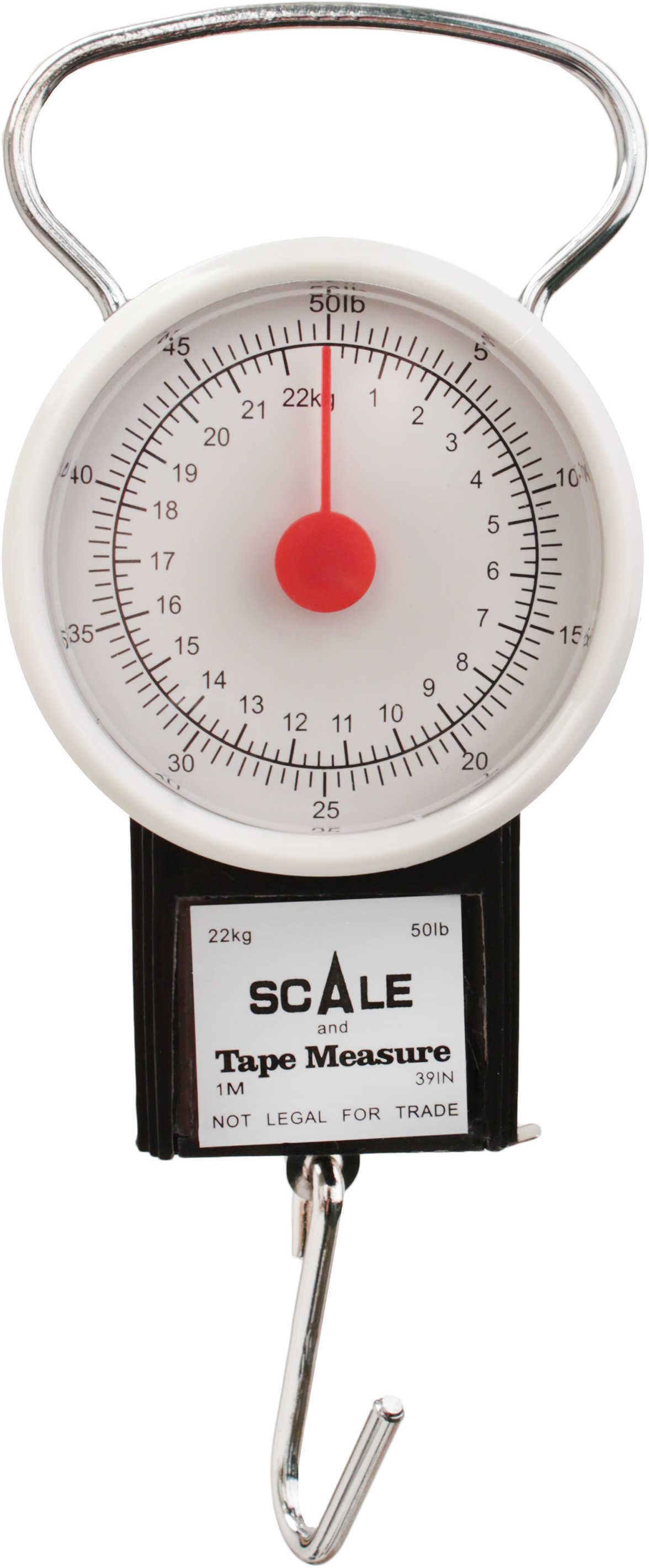 Eagle Claw Fishing Tackle EC 50# DIAL SCALE W/TAPE MEASURE 04070-003-img-1