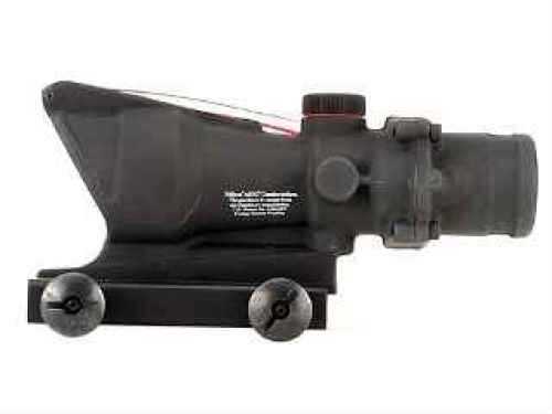 Trijicon <span style="font-weight:bolder; ">ACOG</span> Rifle Scope 4X 32 Red Chevron Matte With Ta51 Mount Flattop Ta31F