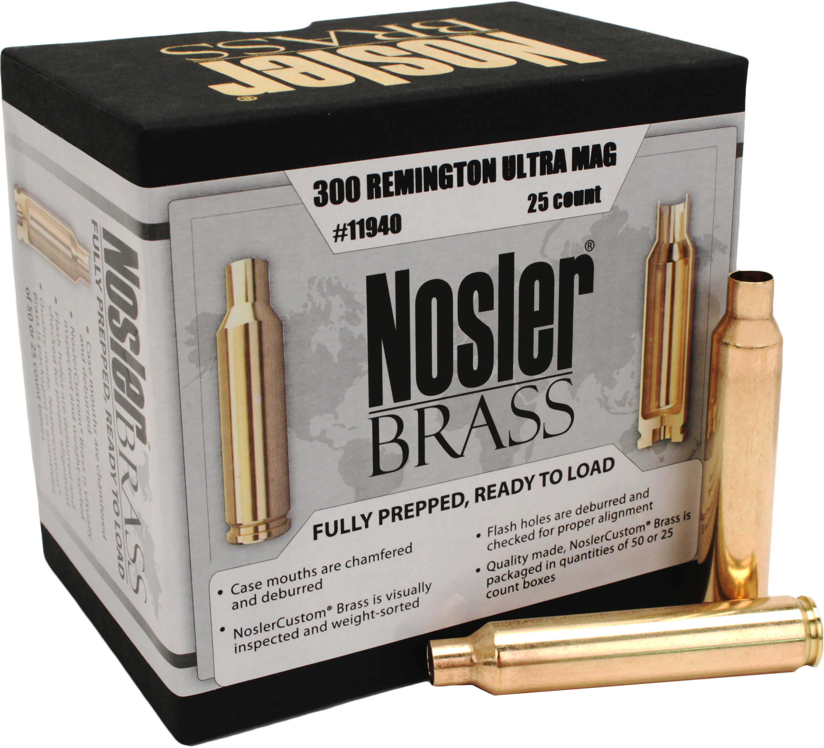 Nosler Brass 300 Remington Ultra Magnum (Per 25) Md: 11940 - 11060741