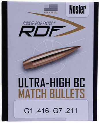 Nosler RDF .22 70 Grain Jacketed Hollow Point 100/bx-img-0