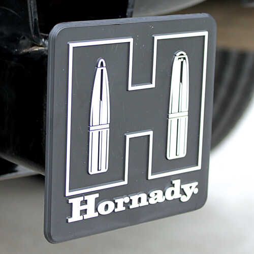 Hornady Hitch Cover 2" Snap Clips Plastic Black/White Md: 99132-img-0