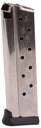 Rock Island Armory Pistol Magazine A-1 1911, 9mm, 10 Rounds, Stainless