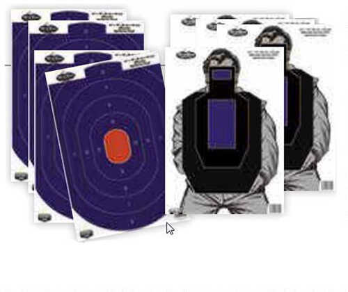 Birchwood Casey Bc-35735 Dirty Bird Combo Pack Silhouette Paper Target 12" X 18" 8 Per Pkg