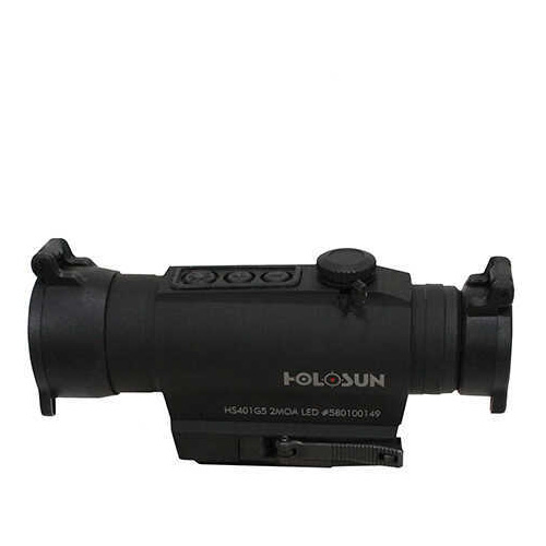 Holosun Red Dot Sight with Integrated Laser 1x30mm 2 MOA Green Weaver-Style Mount Matte