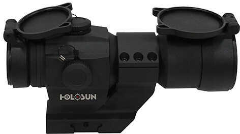 Holosun Red Dot Sight 1x 30mm Tube 2 MOA with Weaver-Style Cantilever Mount Matte Black Md: HS406A