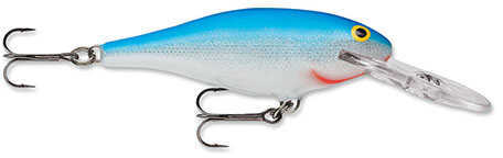 Rapala Shad Lure Freshwater Size 06 2 1/2" Length 5-10 Depth Blue Package of