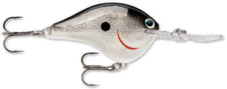 Rapala Dives-To Series Custom Ink Lure Size 04 2" Length 4 Depth Number 6 Treble Hooks Silver Per 1