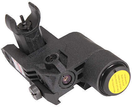 AR Optics Chase Flip-Up Front Sight AR-15 Integrated Red Laser Matte Black