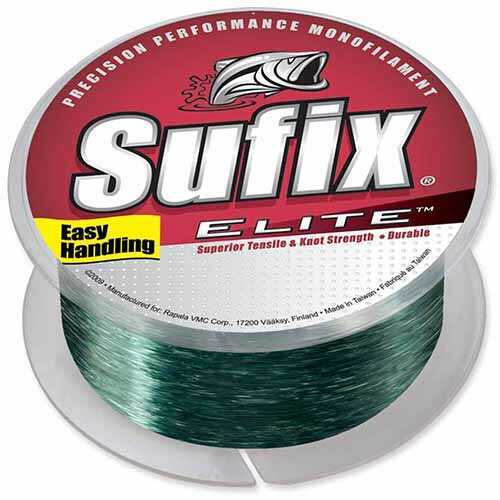 Sufix Elite Line 25 lbs Tested, 0.020" Diameter, 250 Yards , Low Vis Green