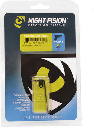 Night Fision Perfect Dot Tritium Sights CZ-USA P-07 & P-09 P-10 Front Only White