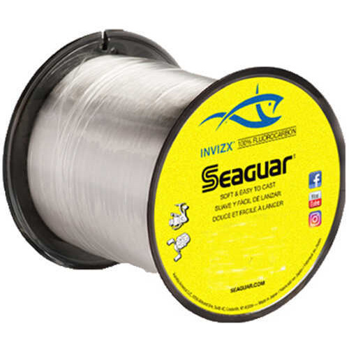 Seaguar InvizX Freshwater Fluorocarbon Line 600 Yards 8 lbs Tested .009" Diameter Virtually invisible