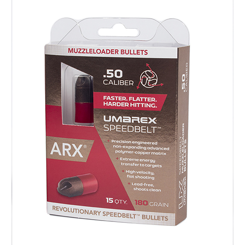 Umarex USA ARX Speed-Belt Muzzleloader, .50 Caliber, 15 Rounds, Black