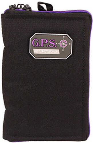 G Outdoors Pistol Sleeve Medium with Locking Zipper, Purple