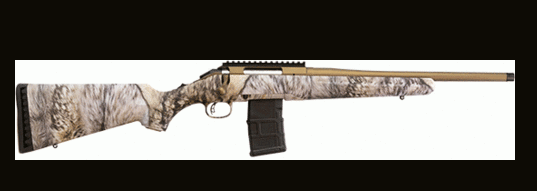 Ruger TALO 223/5.56 Remington, 16.13 in barrel, 5 rd capacity, Yote Camo Cerakote finish