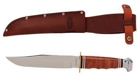 Ka-Bar Leather Handled Hunters Bowie 11 13/16" 2-1236-9