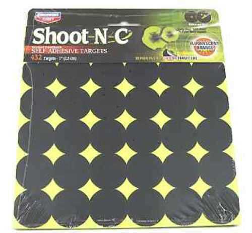 Birchwood Casey Shoot-N-C Targets: Bulls-Eye 1" Round (Per12) 34115