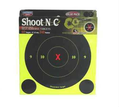 Birchwood Casey Shoot-N-C Targets: Bull's-Eye 6" X-Bull, Per 60 34560