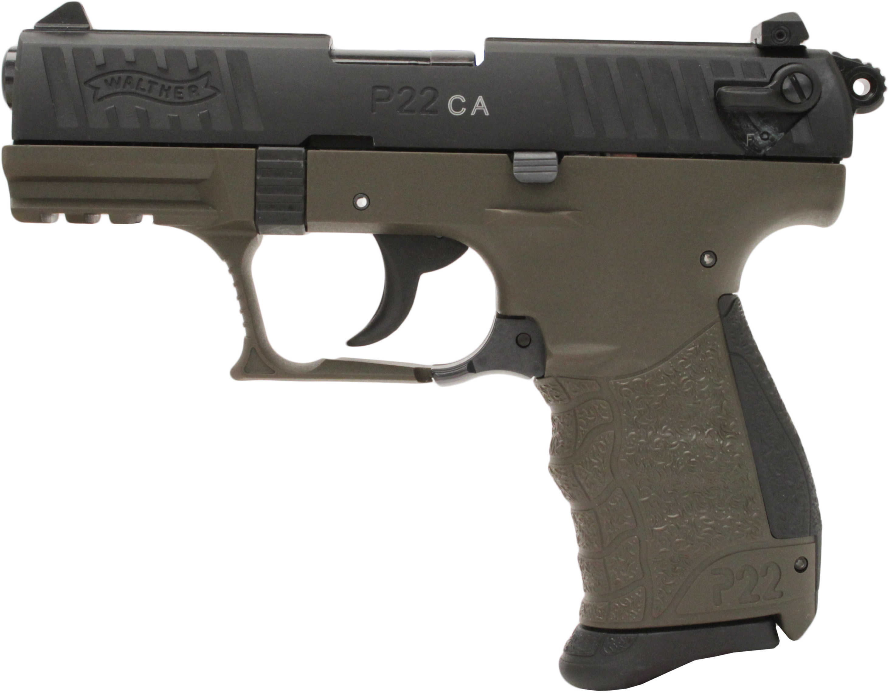 Walther P22 Pistol 22 Long Rifle Military Finish 3.42