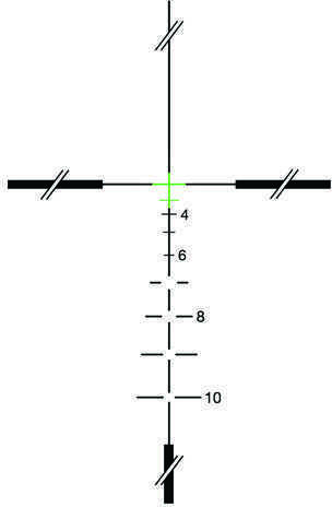 Trijicon ACOG 3.5x35mm Green LED Illuminated Scope, .223 Crosshair Reticle with TA51 Mount Md: TA110-D-100496