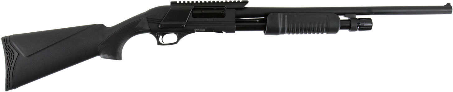 Hatfield PAS Pump Shotgun 12 Gauge 20" Barrel 3" Chamber Synthetic Black Stock Receiver