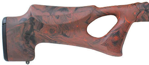 Hogue 10/22 Takedown Thumbhole .920" Diameter Barrel Rubber Over Molded Stock Red Lava Md: 21072