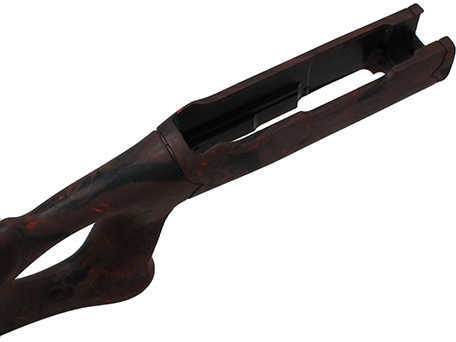 Hogue 10/22 Takedown Thumbhole .920" Diameter Barrel Rubber Over Molded Stock Red Lava Md: 21072