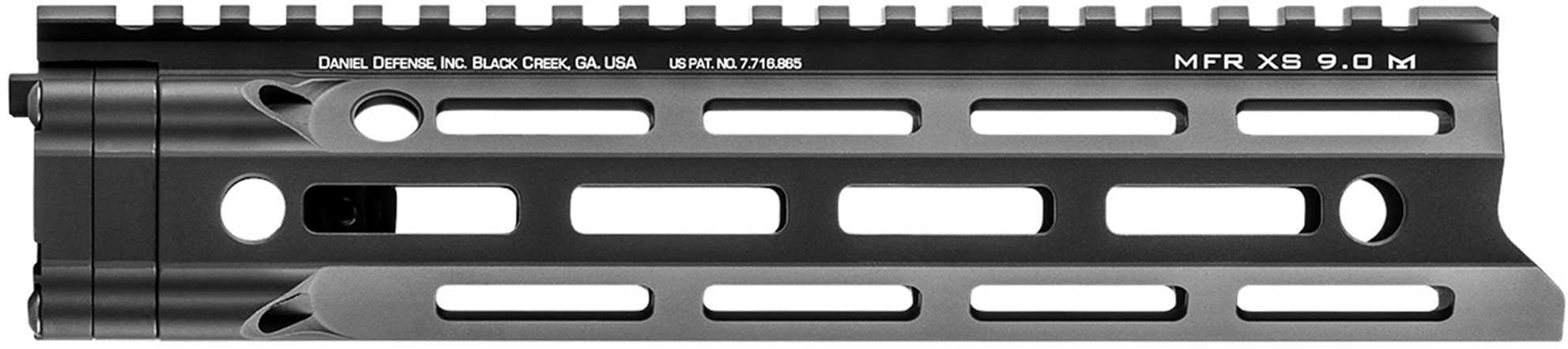 Daniel Defense MFRXS 9" M-Lok Rail, Black Md: 01-107-15140