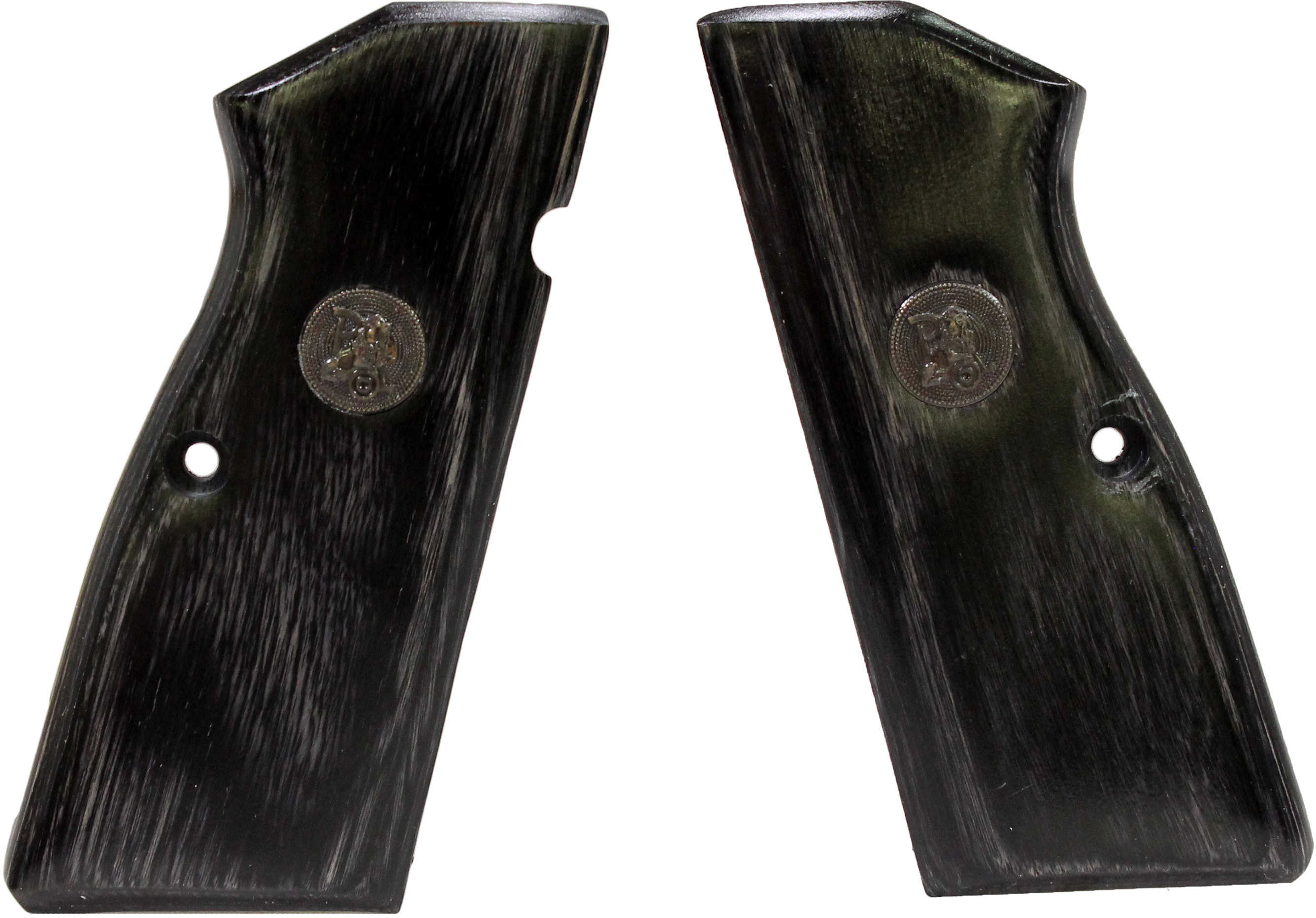 Pachmayr Renegade Wood Laminate Revolver Grips Browning Hi Power, Charcoal, Smooth Md: 63281