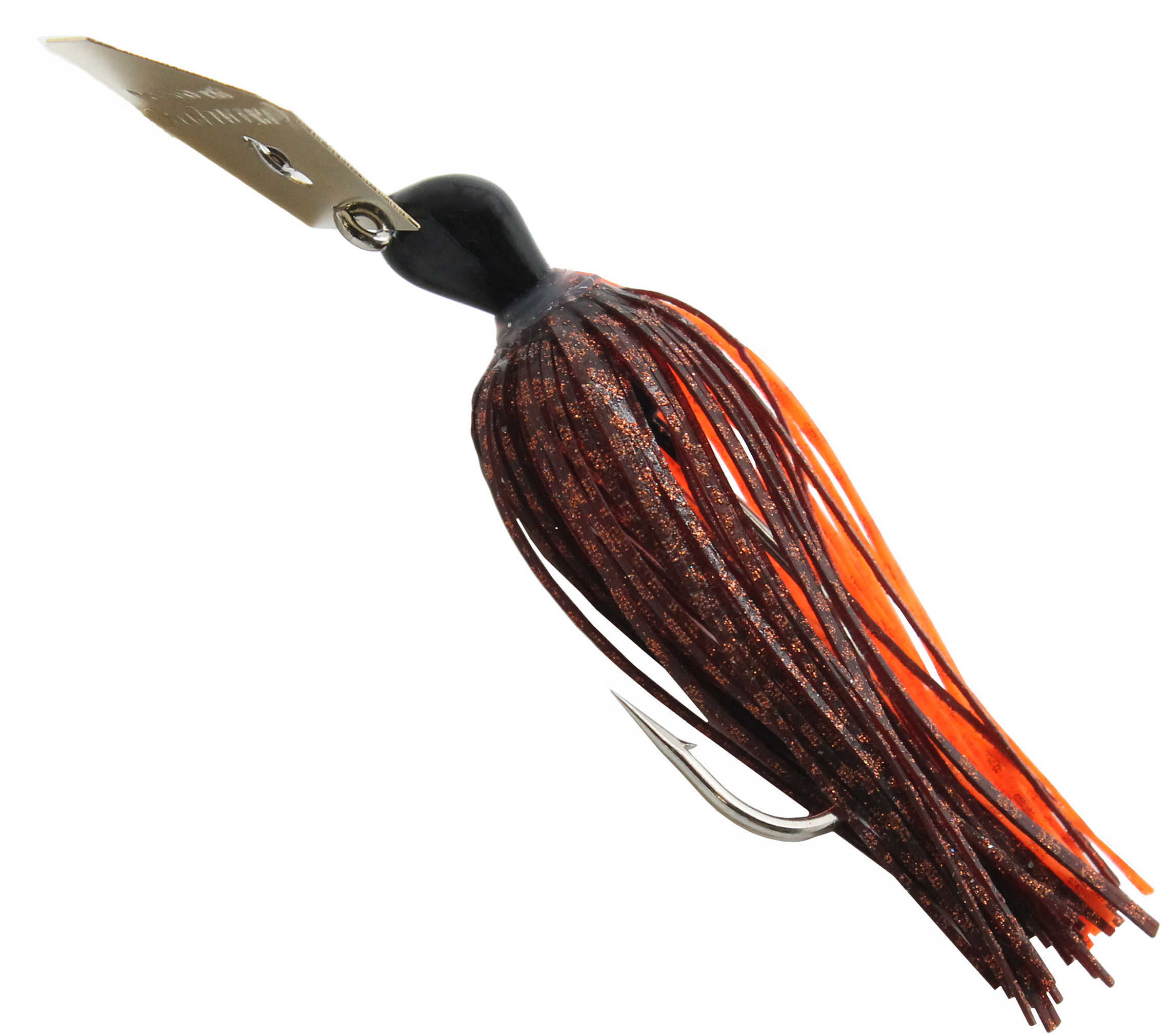 Z-Man / Chatterbait Original Lures 3/8 oz Weight 5/0 Hook Orange/Black Per 1 Md: CB38-115