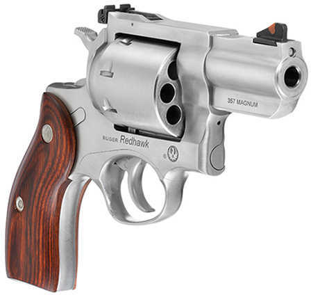 Ruger Redhawk 357 Magnum Revolver 2.75" Stainless Steel Barrel 8-Round Capacity Hardwood Grip