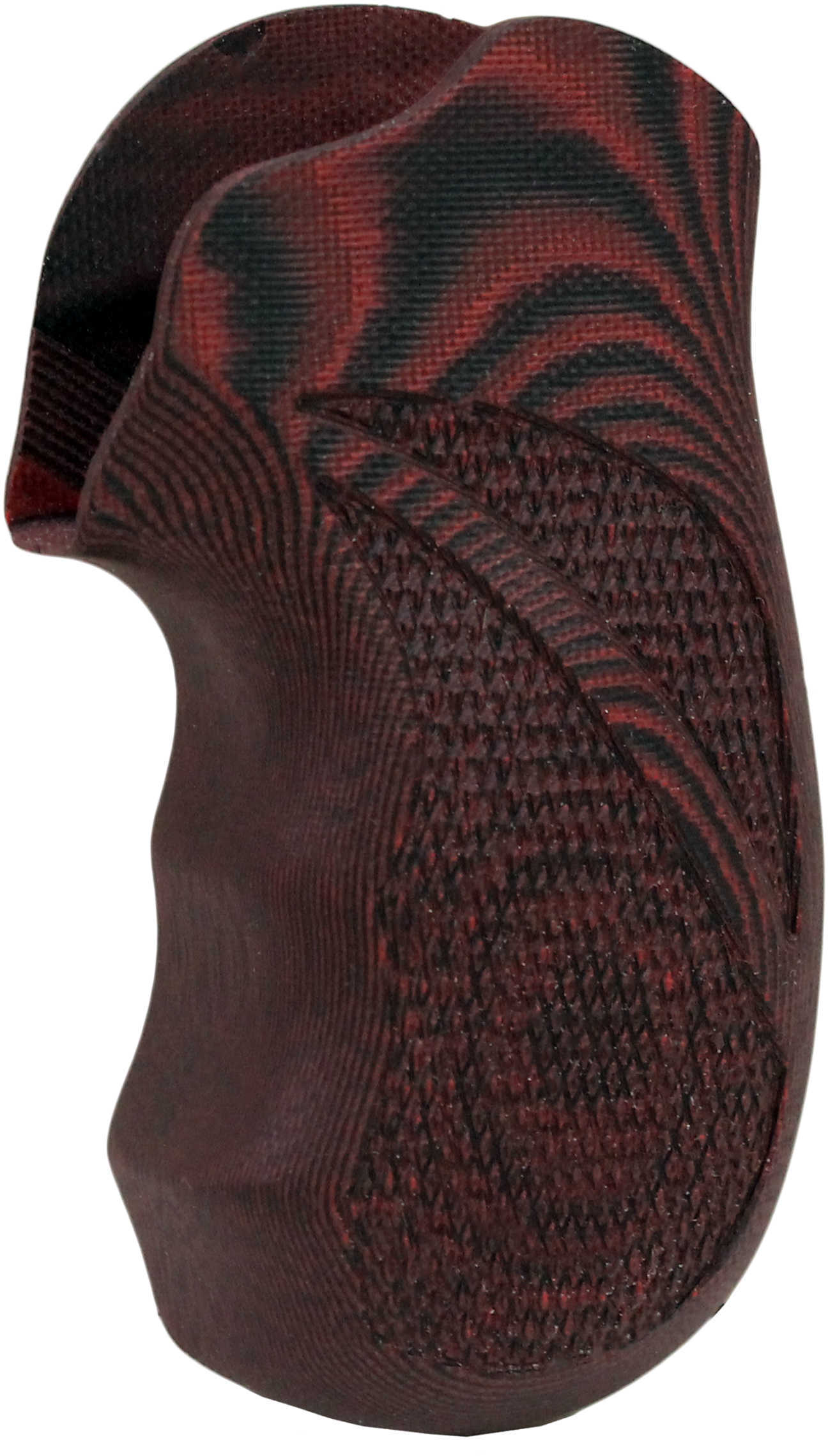 Pachmayr Ruger LCR G-10 Checkered Red/ Black Grips