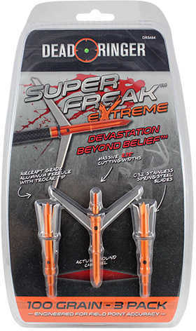 Dead Ringer Super Freak Extreme Broadhead 100 Grain 3 pk Model: DR5484