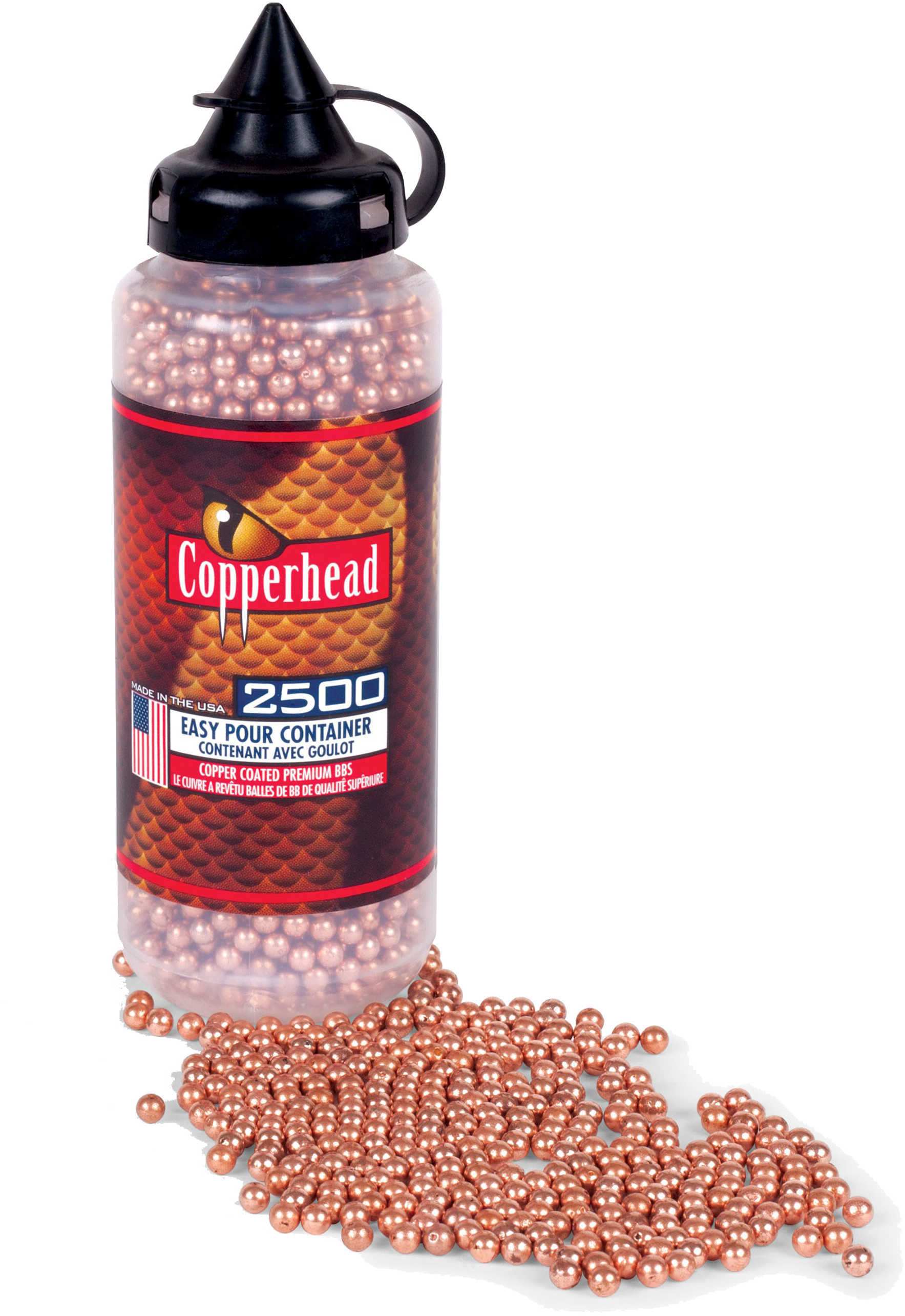 Crosman Copperhead Pellets 177BB Plastic Bottle 2500/Bx 7470-img-1