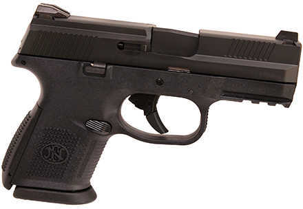 FNH FNS-9C 9mm Semi-Auto Pistol 3.60" Barrel 17 Round Black Polymer Frame Finish Night Sights Md: 66792