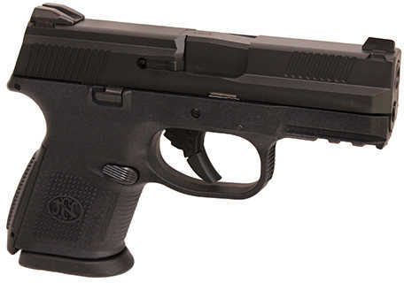 FNH FNS-9C 9mm Semi-Auto Pistol 3.60" Barrel 17 Round Black Polymer Frame Finish Night Sights Md: 66792