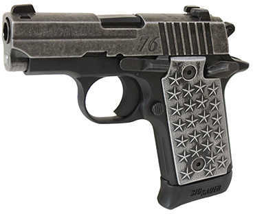 Sig Sauer P238 "We The People" 380 ACP 2.7" Barrel 7 Round Star Embossed Aluminum Semi Automatic Pistol