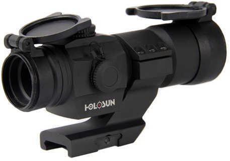 Holosun Red Dot Sight 1x 30mm Tube 2 MOA with Weaver-Style Cantilever Mount Matte Black Md: HS406A