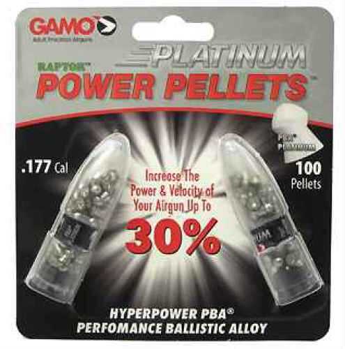 Gamo PBA Platinum Pellets .177 4.7 Grains Black Blister Card 100 Pack 632265454